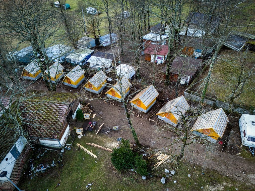 U kampu Odreda "Neretva" Konjic se postavljaju kućice za proširenje smještajnih kapaciteta