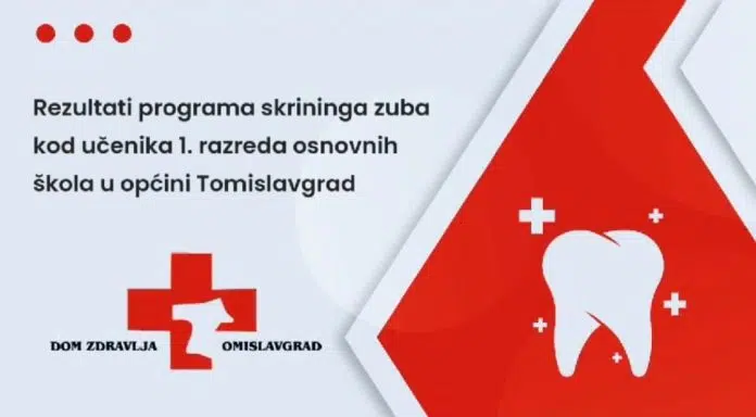 Dom Zdravlja Tomislavgrad Ucenik 1 Razreda Ima U Prosjeku Sest