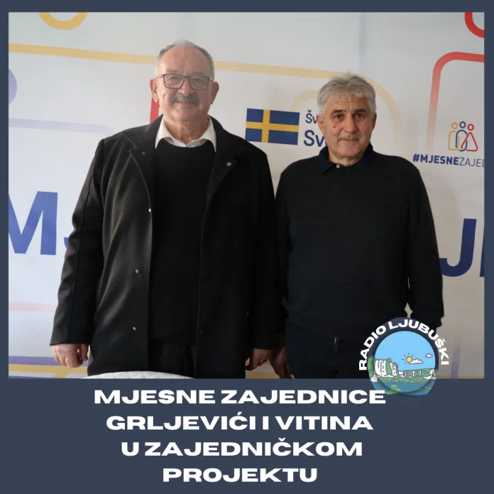 Mjesne Zajednice Grljevici I Vitina U Zajednickom Projektu