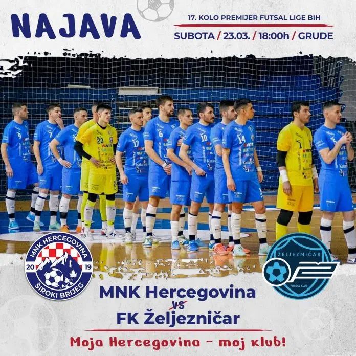 U subotu u Grudama MNK Hercegovina protiv Željezničara U Subotu U Grudama Mnk Hercegovina Protiv Zeljeznicara