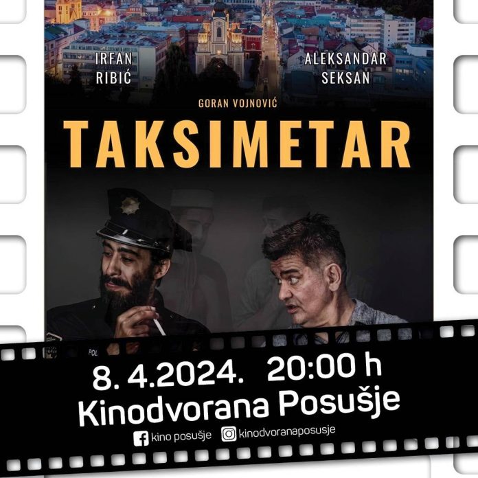 1712142519 Za Ljubitelje Dobre Komedije U Ponedjeljak U Posusju Predstava „Taksimetar