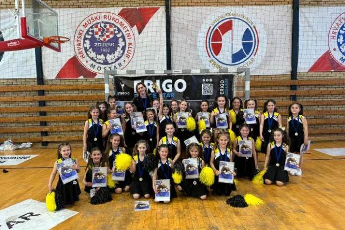 Posuškim cheerleadersicama tri medalje na međunarodnom natjecanju u Mostaru 1712495358 Posuskim Cheerleadersicama Tri Medalje Na Medunarodnom Natjecanju U Mostaru