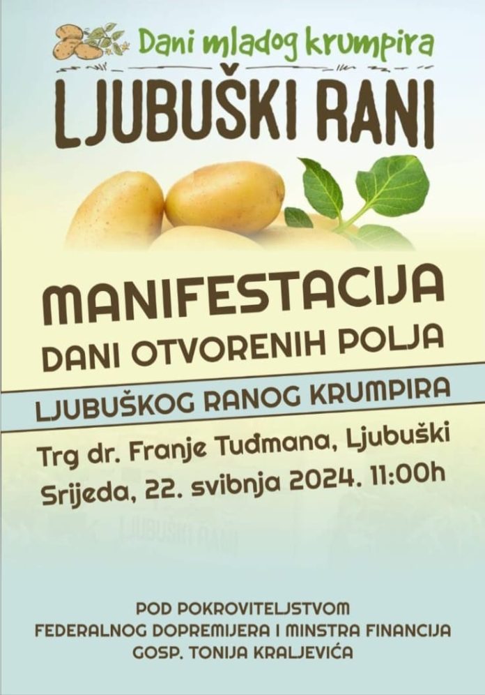 Dani mladog krumpira Dani Mladog Krumpira Ljubuski Rani Obiljezava Se U Srijedu 225