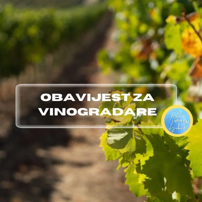 FAZ Mostar: Obavijest za vinogradare Faz Mostar Obavijest Za Vinogradare