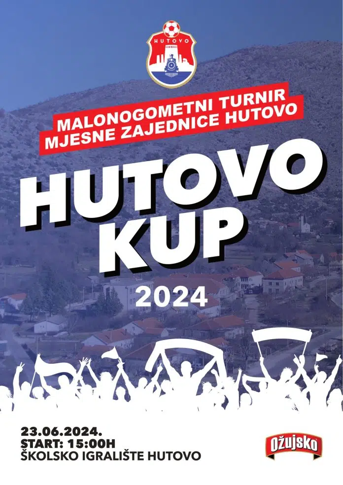 Najava Turnir U Malom Fudbalu Hutovo Mjesne Zajednice