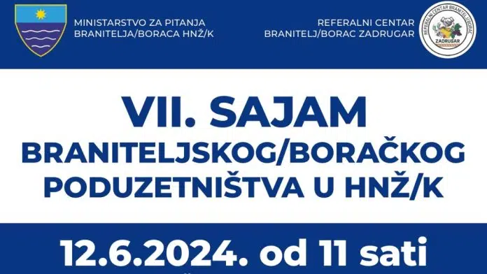 Najava Sedmog Sajma braniteljskog poduzetništva u Hercegovačko-neretvanskom kantonu Najava Sedmog Sajma Braniteljskog Poduzetnistva U Hercegovacko Neretvanskom Kantonu