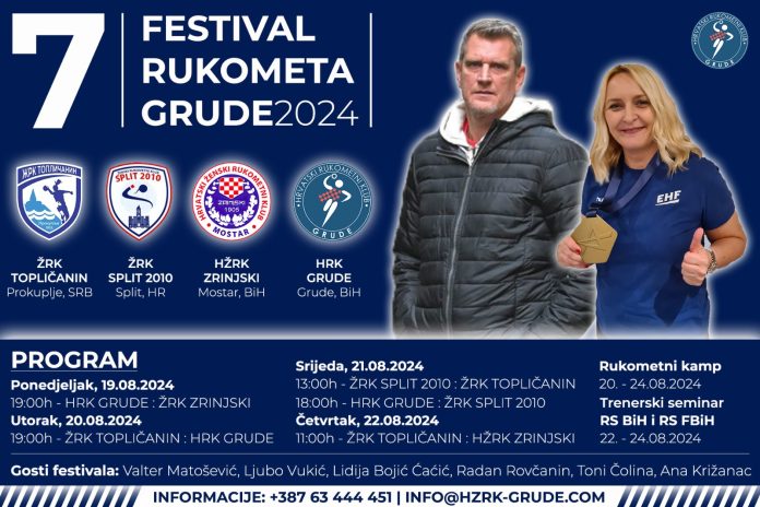 Najava Festival Rukometa U Grudama 2024 I Promocija Monografije Rukometne