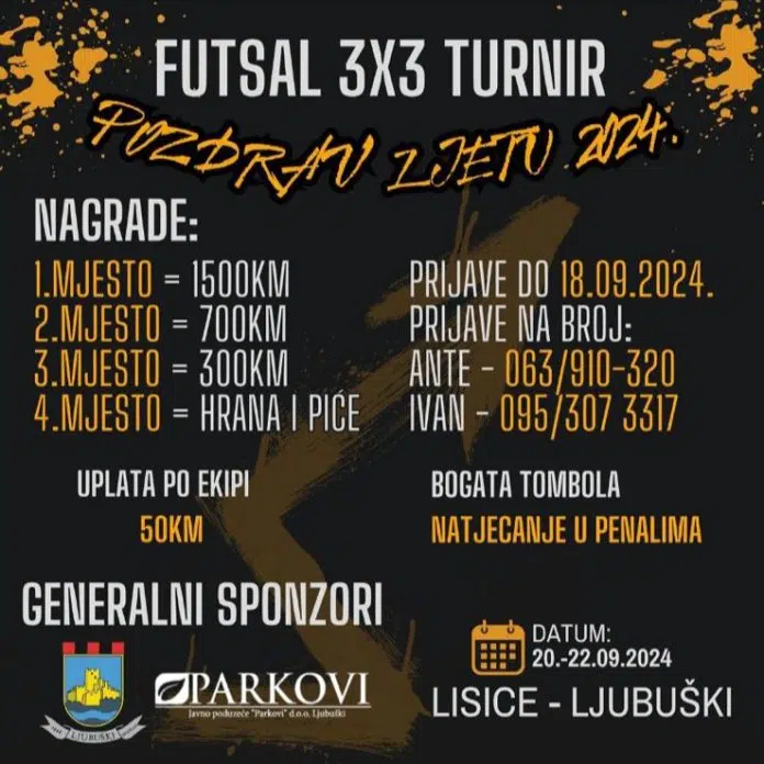 Novi Futsal Turnir Ljetna Zabava U Lisicama