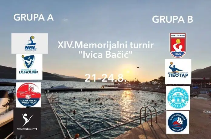 XIV. Memorijalni vaterpolo turnir Xiv Memorijalni Vaterpolo Turnir Ivica Bacic Donosimo Raspored