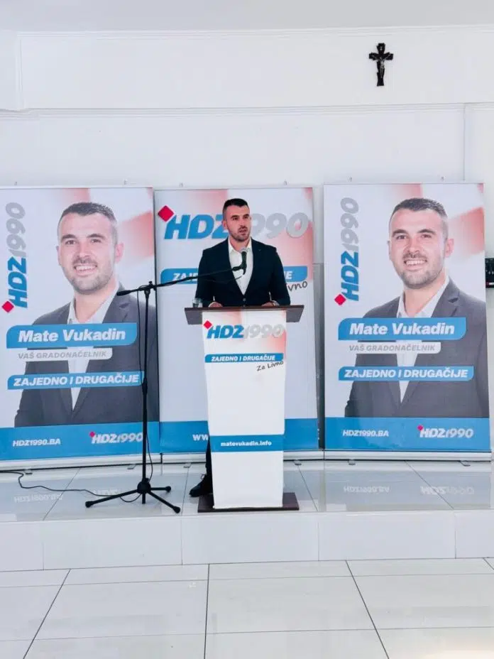 Poruka Mate Vukadina s predizbornog skupa u Podhumu: Livno može 1725909060 Poruka Mate Vukadina S Predizbornog Skupa U Podhumu Livno Moze