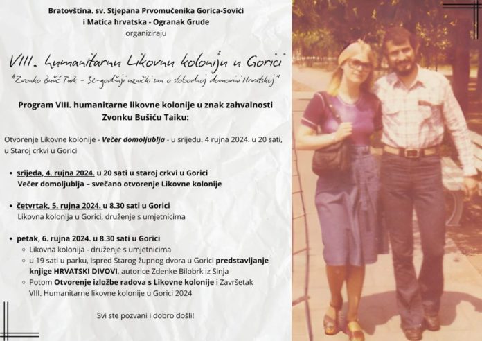 Viii Humanitarna Likovna Kolonija Zvonko Busic Taik 32 Godisnja Borba