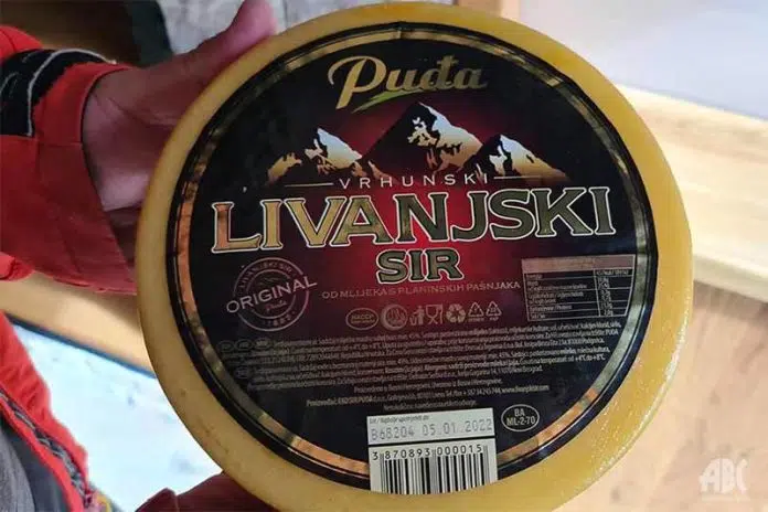 Livanjski sir – prvi proizvod iz BiH upisan u Registar