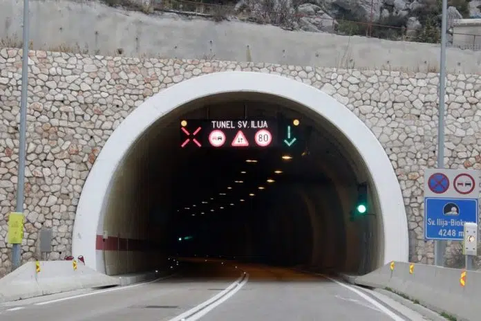 Tunel sveti Ilija se zatvara na više dana