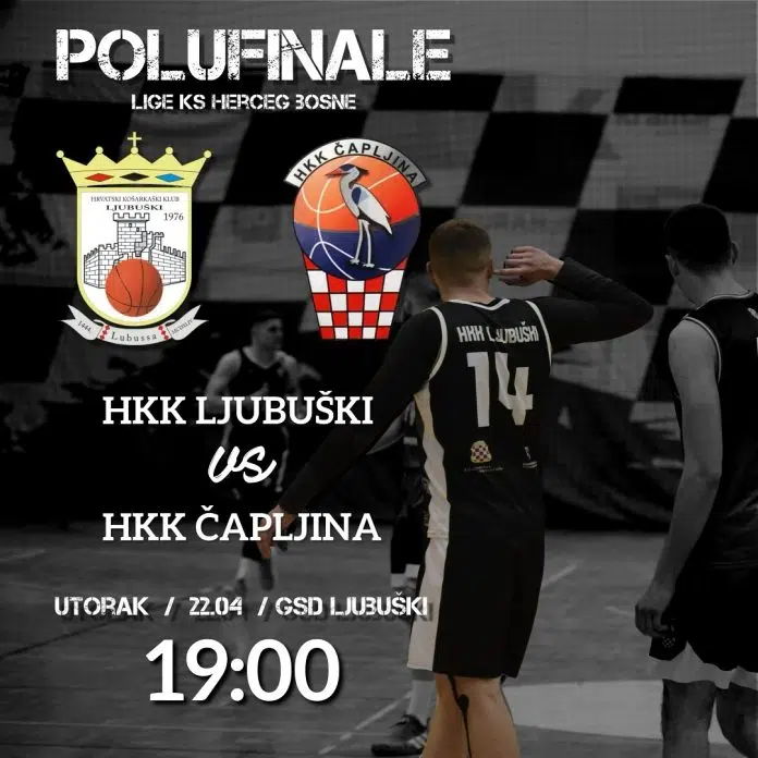 Počinje play-off košarkaške Lige Herceg – Bosne: Ljubuški i Čapljina u