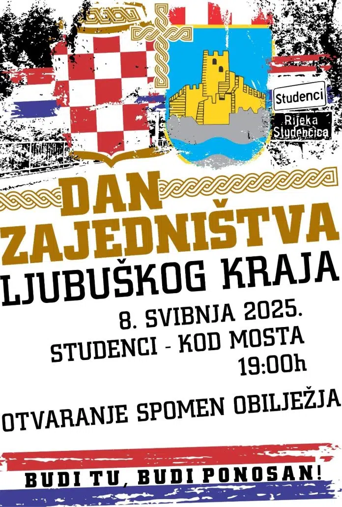 Dan zajedništva Ljubuškog kraja 8. svibnja!