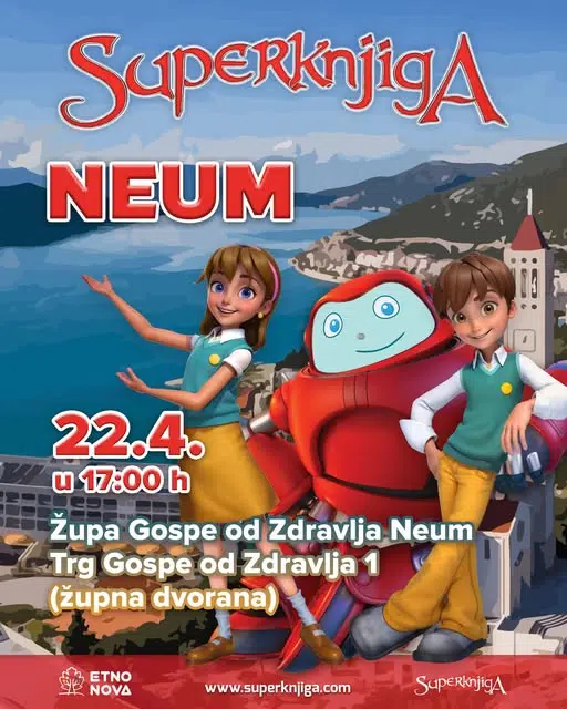 NAJAVA: Superknjiga dolazi u Neum!