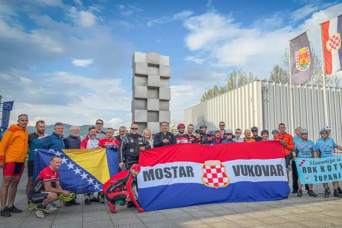 Uspješno završena 13. Biciklistička karavana prijateljstva Mostar – Vukovar