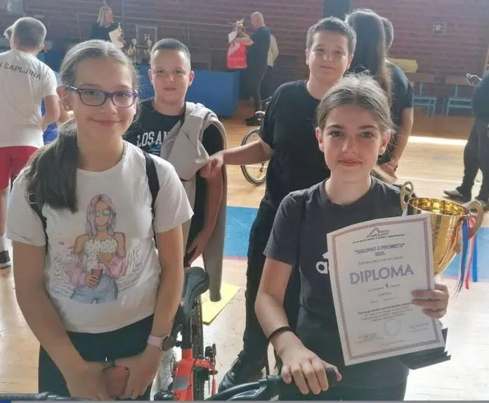 Još jedno zlato sa županijskog natjecanja za Osnovnu školu Kardinala