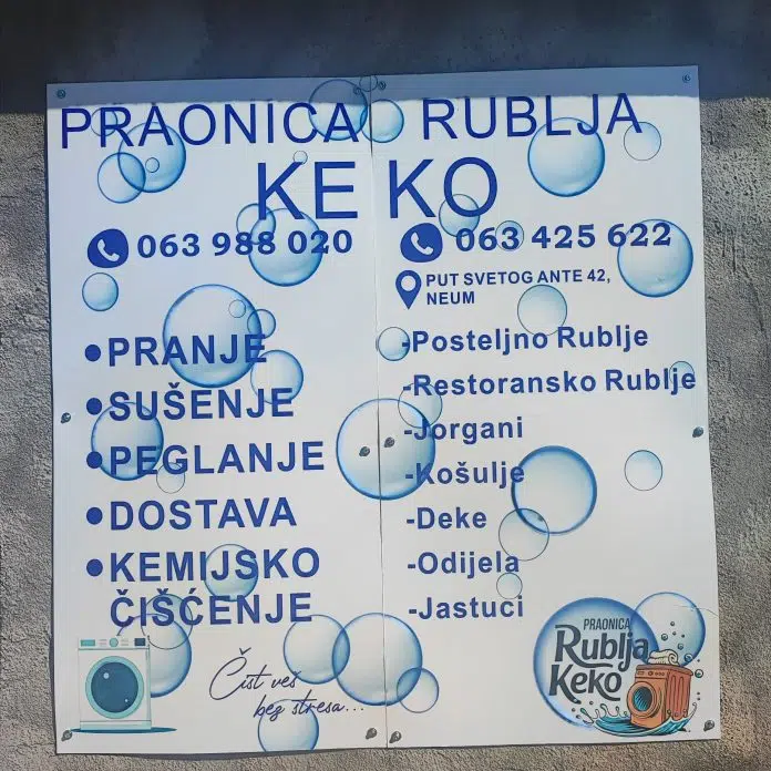 Olakšajte sebi svakodnevnicu uz praonicu i čistionicu rublja “Keko”