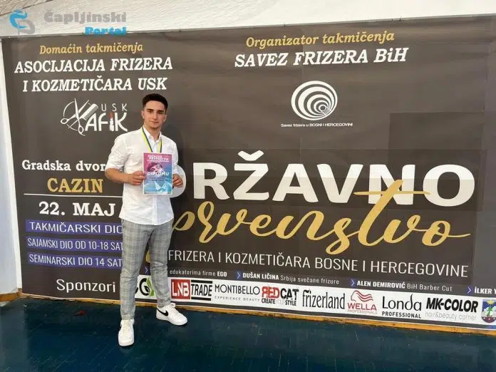 Čapljinac Tarik Serdar sudjeluje na Svjetskom prvenstvu frizera u Parizu