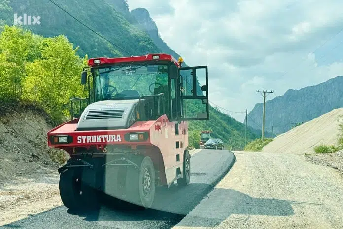 Započelo asfaltiranje ceste Jablanica – Blidinje osam mjeseci nakon poplava