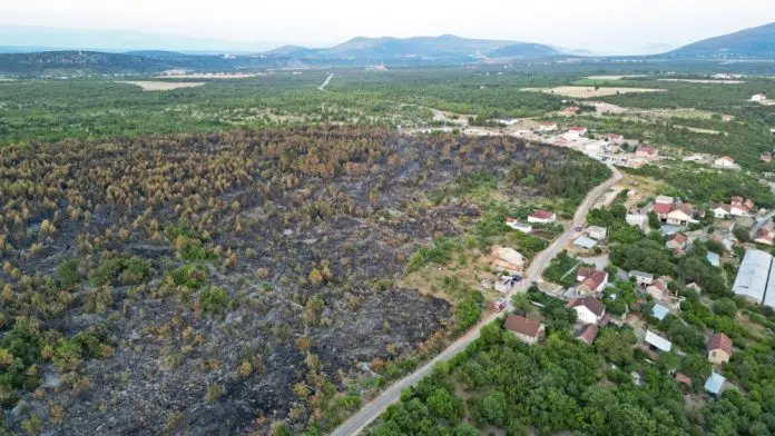 Pogledajte prizore Ljubuškog nakon velikog požara