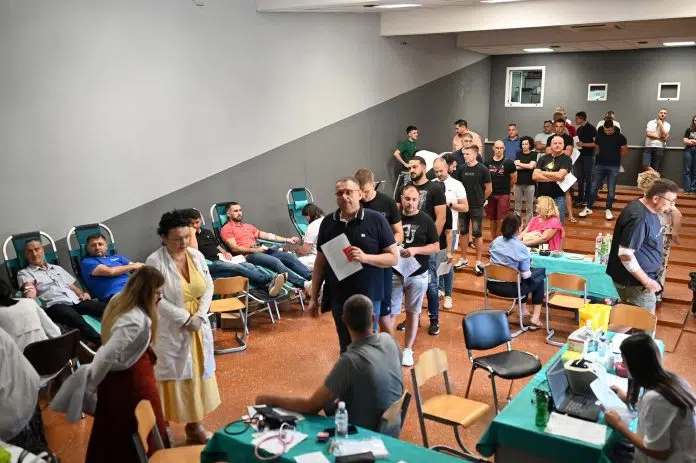 Grude izjednačile vlastiti rekord po broju darovanih doza krvi u