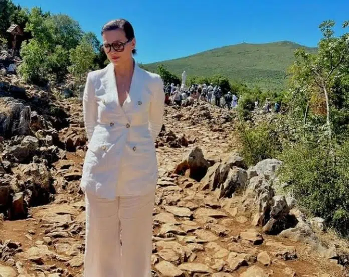Nina Badrić poslala snažnu poruku iz Međugorja