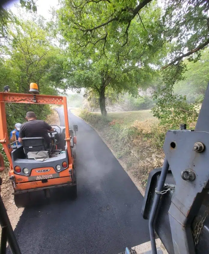 Podbila: Asfaltirano 600 metara puta nakon postavljanja vodovodnih cijevi