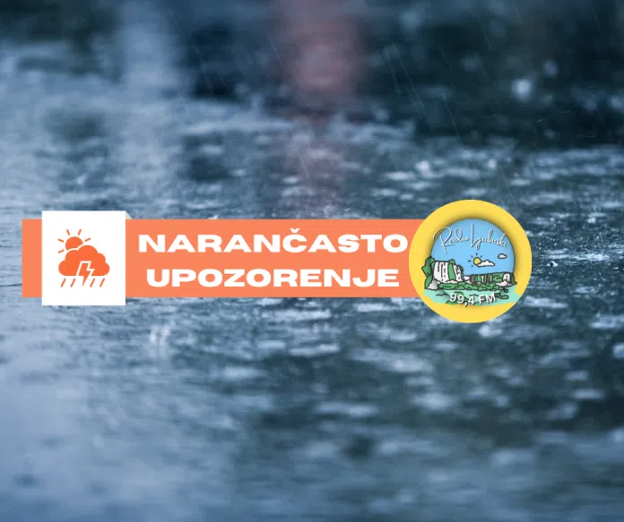 Narančasto upozorenje za Hercegovinu: Obilnije padaline i moguće poplave