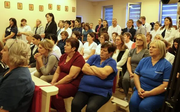Biskup Palić zahvala kolektivu SKB Mostar za sve što čine