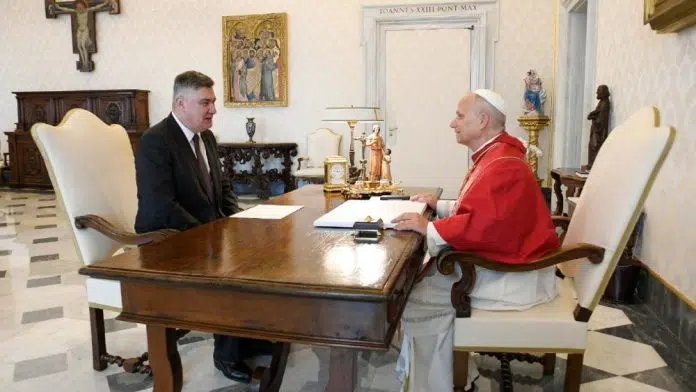 Papa Lav XIV. primio u audijenciju predsjednika Milanovića