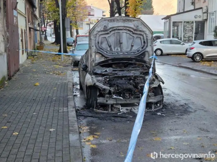 Mostar: Zapaljeno službeno vozilo gradonačelnika Kordića