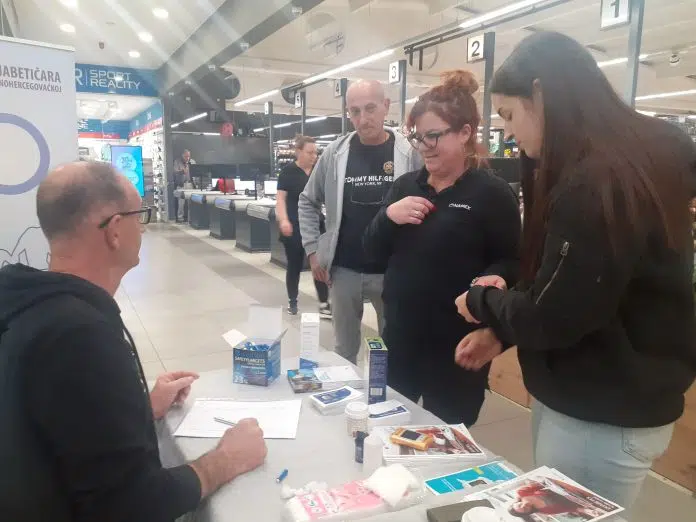U Ljubuškom održana akcija besplatnog mjerenja šećera u krvi