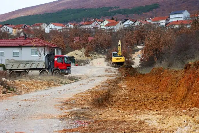 Posušje: U tijeku radovi u ulici Augusta Šenoe