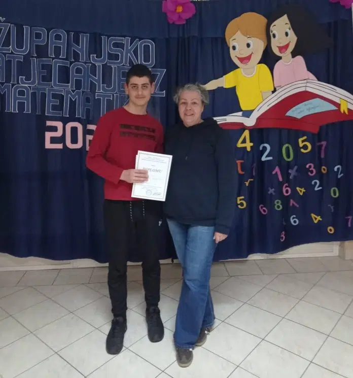 FOTO| U Neumu održano županijsko natjecanje iz matematike; Nikola Njavro