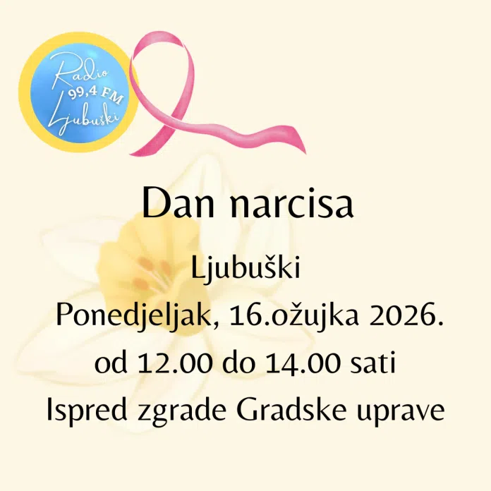 Dan narcisa sutra u Ljubuškom: Podrška ženama oboljelim od raka