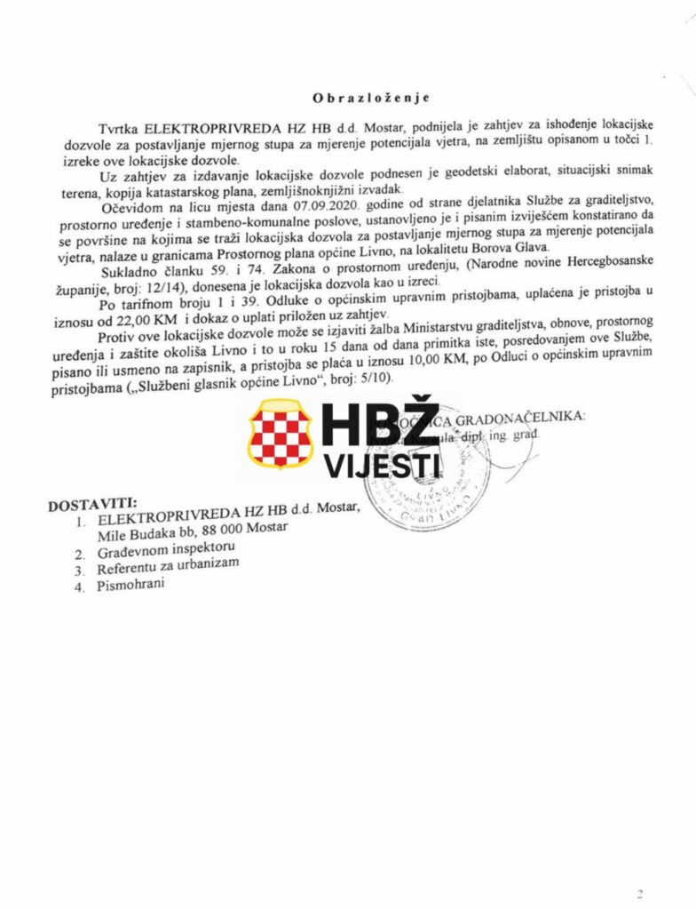 Kako vlast u Livnu govori jedno, a potpisuje drugo: slučaj Borova Glava?