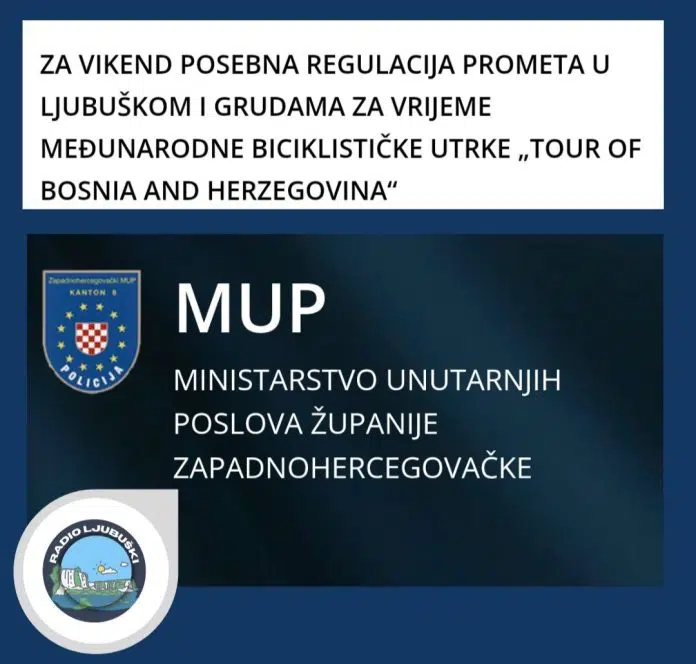 MUP ŽZH: Ovog vikenda posebna regulacija prometa