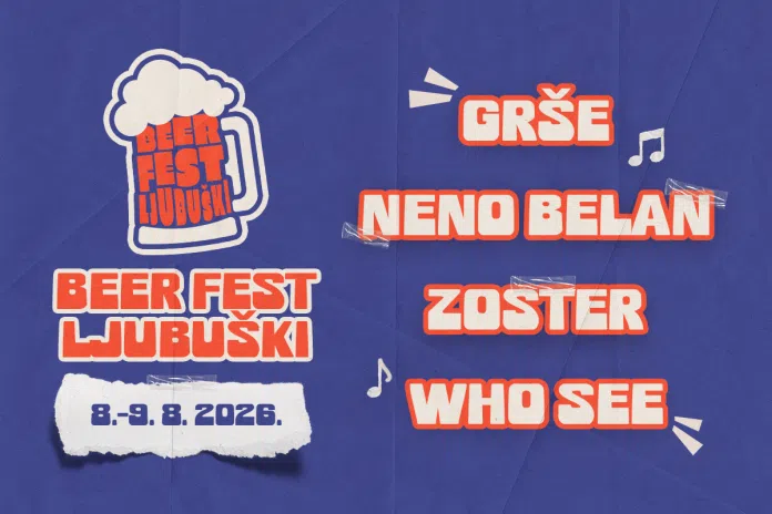OTKRIVEN GLAZBENI LINEUP ZA BEER FEST LJUBUŠKI 2026 – STIŽU