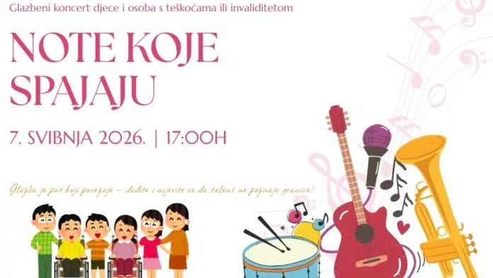 Glazbeni koncert djece i osoba s teškoćama ili invaliditetom