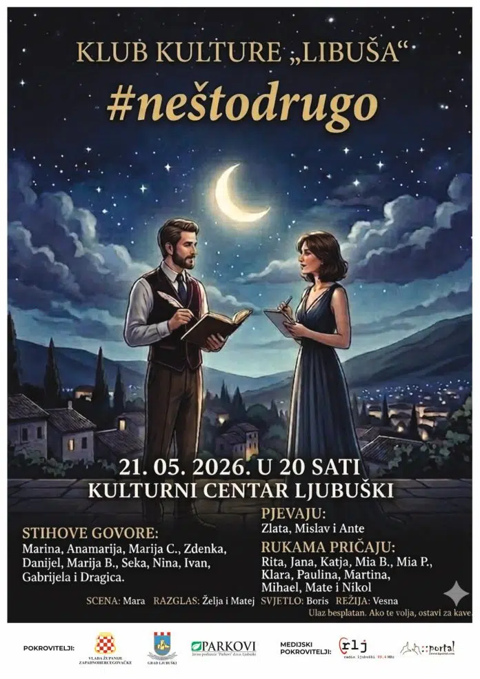 Klub kulture „Libuša“ donosi „#neštodrugo“