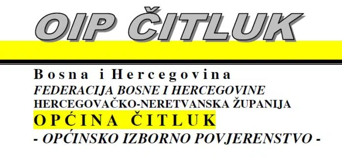 Obavijest o izlaganju Privremenog biračkog popisa u izbornoj godini