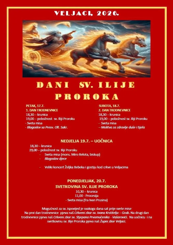 Dani sv. Ilije Proroka u Veljacima