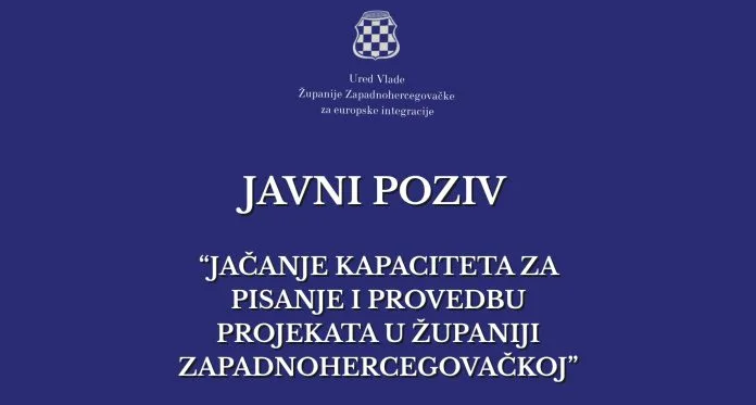 U ŽZH počinje obuka za pisanje i provedbu projekata