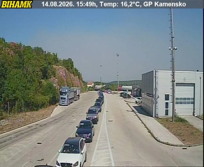 BIHAMK: Gužve na cestama i graničnim prijelazima
