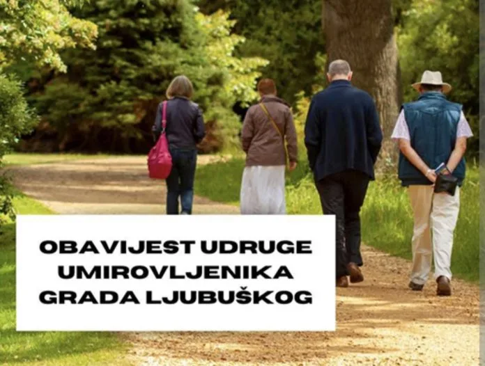 Udruga umirovljenika Ljubuški organizira izlet na Blidinje