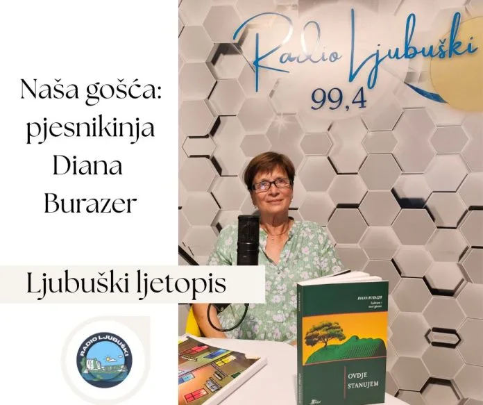 Diana Burazer u Ljubuški donosi svoju “životnu knjigu” : “Ovdje