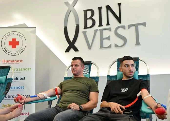 Akcija dobrovoljnog darivanja krvi u Binvestu