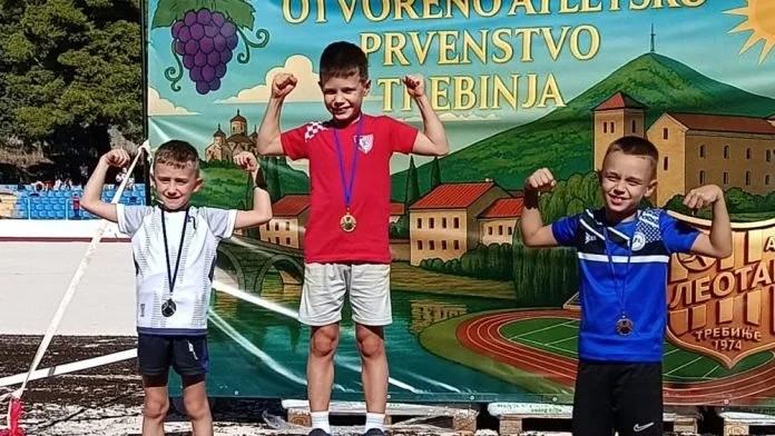 AK Brotnjo nastupio na Otvorenom atletskom prvenstvu Trebinja i u